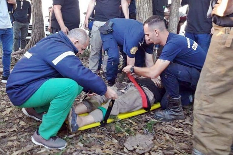 Un espectador result herido tras un despiste en el rally de Estancia Grande