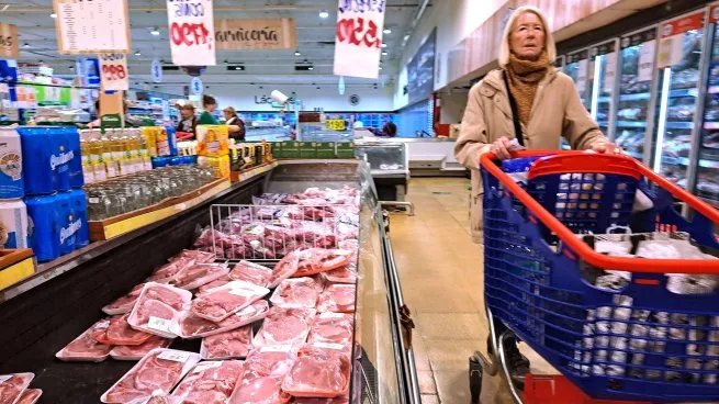 Cae el consumo en supermercados.