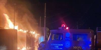 Habran provocado un incendio en una vivienda.