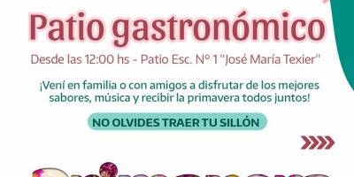 Patio Gastronmico: se llevara adelante durante este sbado y domingo.