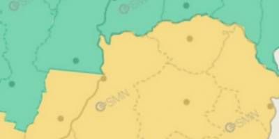 Entre Ros en alerta amarilla por tormentas para este lunes.