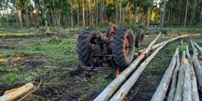 Un hombre muri aplastado por el tractor que manejaba al norte de Concordia.