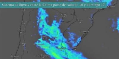 Un sistema ciclnico avanzar sobre Entre Ros y habr tormentas, tras las altas temperaturas