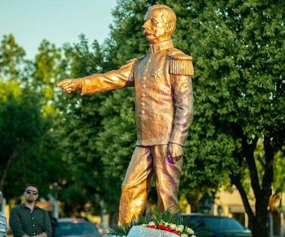 Acto en conmemoracin del Aniversario del fallecimiento del Coronel Malarin. 