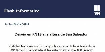 Autova 18: vialidad solicita mirar la sealizacin que no existe.