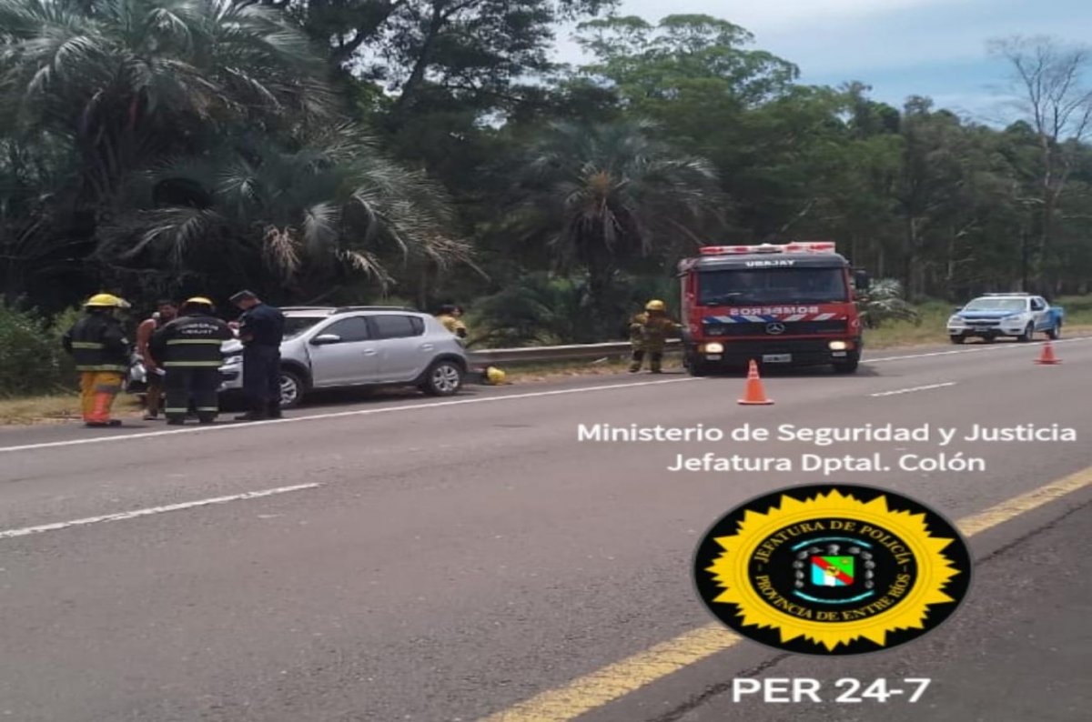 Se registr un accidente de trnsito en la Autova Jos Gervasio Artigas.