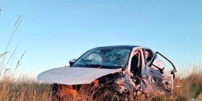 Choque en cadena en el enlace Victoria  Rosario. Un herido grave y 4 vehculos involucrados