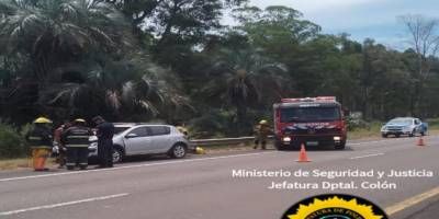 Se registr un accidente de trnsito en la Autova Jos Gervasio Artigas.