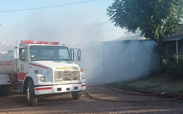 Una mujer perdi la vida en un incendio en la Av. Entre Ros.