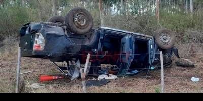 Una mujer perdi la vida tras despistar y volcar el vehculo