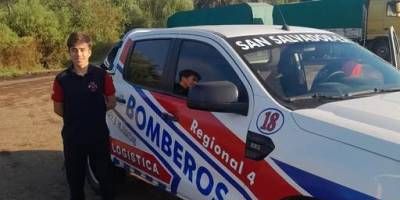 Juan Martin Rey parti a Neuqun para ayudar con los incendios.