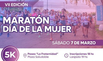 Organizan la VII Marat贸n "D铆a de la Mujer". Organizan la VII Marat贸n "D铆a de la Mujer".