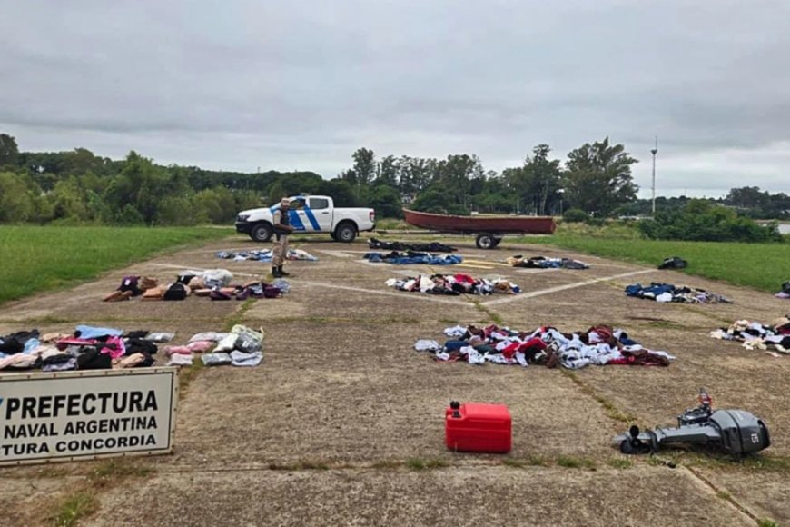 Historia repetida. Prefectura secuestr贸 901 prendas de vestir en embarcaci贸n que iba a Salto Historia repetida. Prefectura secuestr贸 901 prendas de vestir en embarcaci贸n que iba a Salto