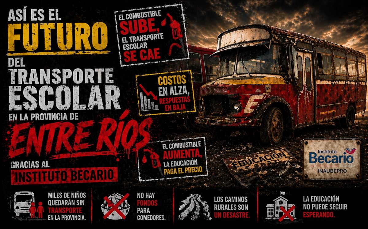 Crisis en el transporte escolar rural en Entre R铆os: un problema que ya impacta la educaci贸n. Crisis en el transporte escolar rural en Entre R铆os: un problema que ya impacta la educaci贸n.