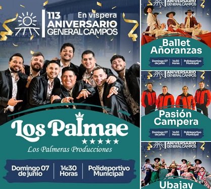 General Campos se prepara para los festejos de los 113 a帽os. General Campos se prepara para los festejos de los 113 a帽os.