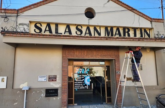 Comenzaron los trabajos de puesta en valor de la Sala San Mart铆n. Comenzaron los trabajos de puesta en valor de la Sala San Mart铆n.