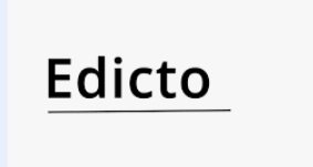 Edicto Edicto