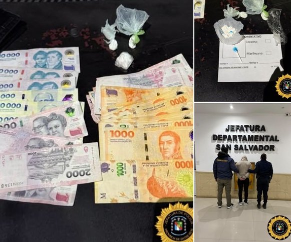 Secuestraron cocaÃna en un procedimiento en San Salvador. Secuestraron cocaÃna en un procedimiento en San Salvador.