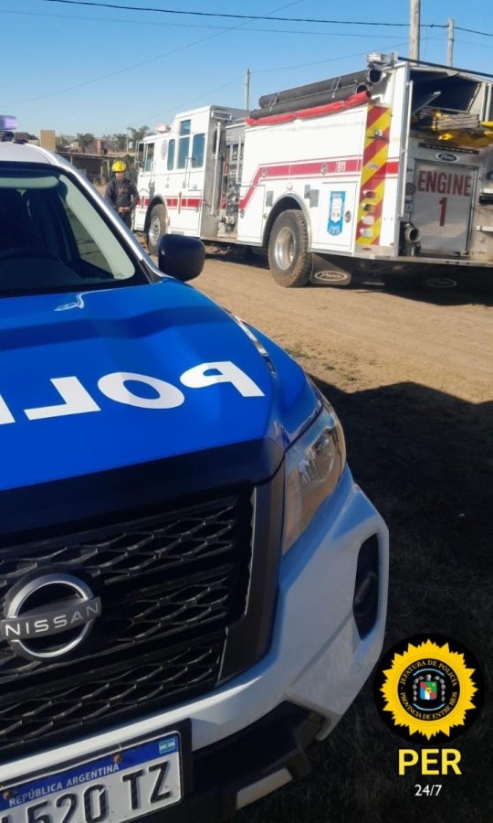 Principio de incendio en una vivienda. Principio de incendio en una vivienda.