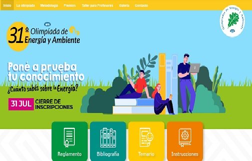 Convocan a los estudiantes secundarios de todo el pa铆s a participar de la 31掳 Olimp铆ada de Energ铆a y Ambiente. Convocan a los estudiantes secundarios de todo el pa铆s a participar de la 31掳 Olimp铆ada de Energ铆a y Ambiente.