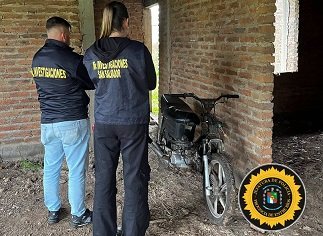 Recuperaron una moto robada en una obra en construcción. Recuperaron una moto robada en una obra en construcción.