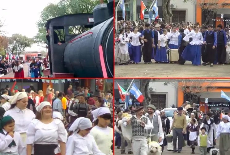 Fiesta Nacional de la Colonizaci贸n: el tradicional desfile hist贸rico emocion贸 en San Jos茅. Fiesta Nacional de la Colonizaci贸n: el tradicional desfile hist贸rico emocion贸 en San Jos茅.