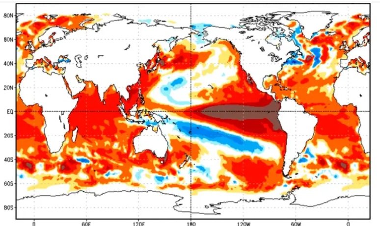 El Niño se intensifica: elevan al 95% la probabilidad de un evento muy fuerte. El Niño se intensifica: elevan al 95% la probabilidad de un evento muy fuerte.