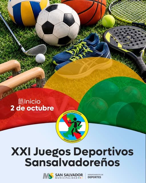Vuelven los Juegos Deportivos Sansalvadoreños. Vuelven los Juegos Deportivos Sansalvadoreños.
