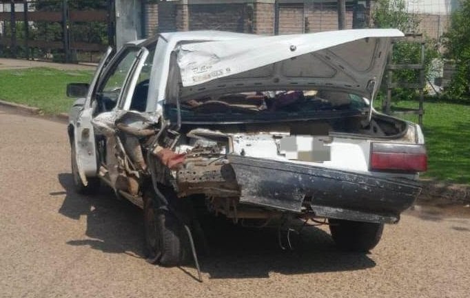 Accidente sin consecuencias graves, solo daños materiales. Accidente sin consecuencias graves, solo daños materiales.